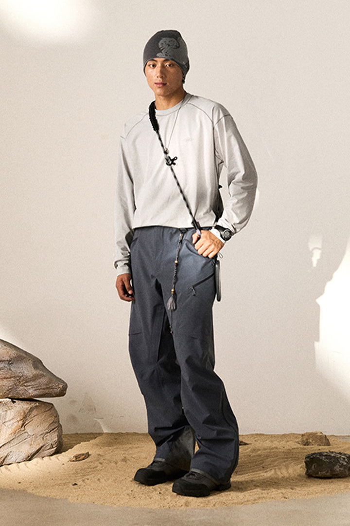 モイスチャーウィッキング長袖Tシャツ25BLCT020