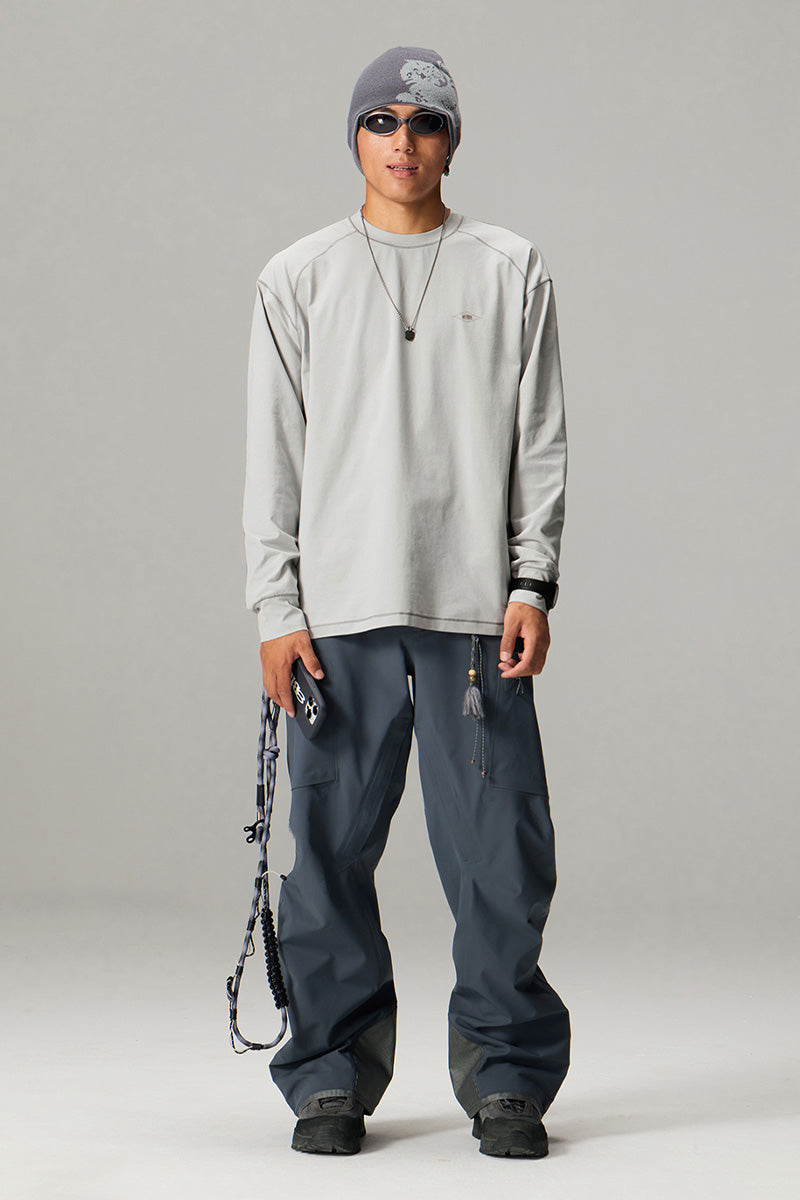 モイスチャーウィッキング長袖Tシャツ25BLCT020