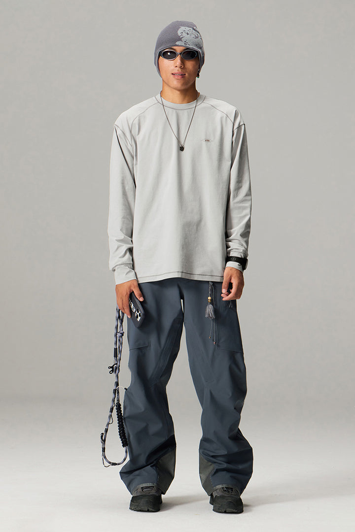 モイスチャーウィッキング長袖Tシャツ25BLCT020