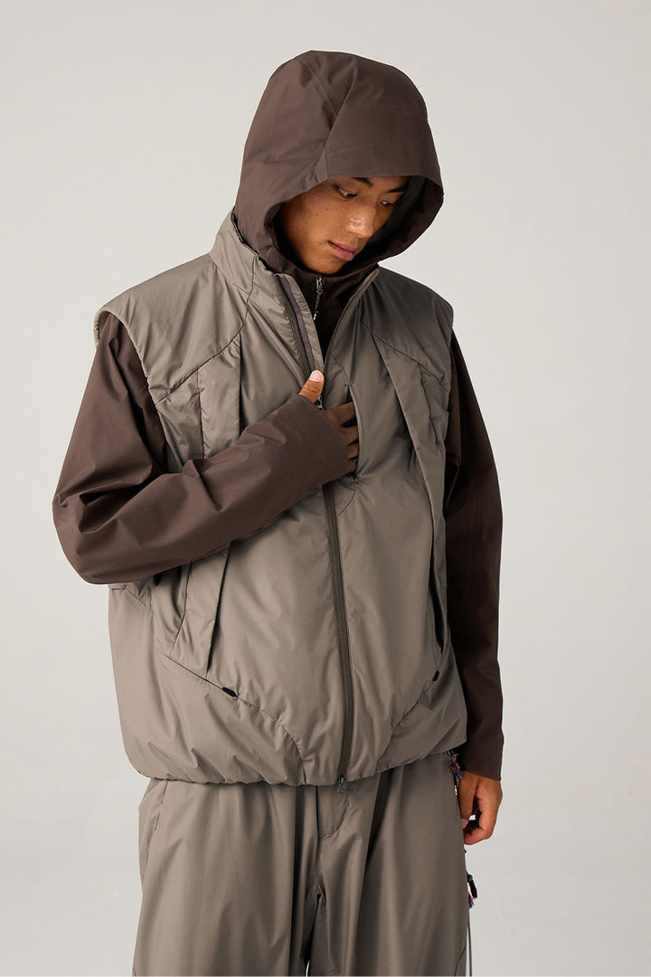 マッチポッケ付き中綿ベスト25BLMJ004