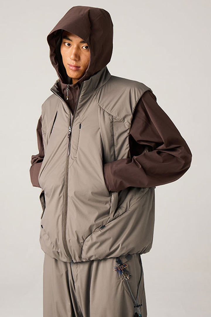 マッチポッケ付き中綿ベスト25BLMJ004