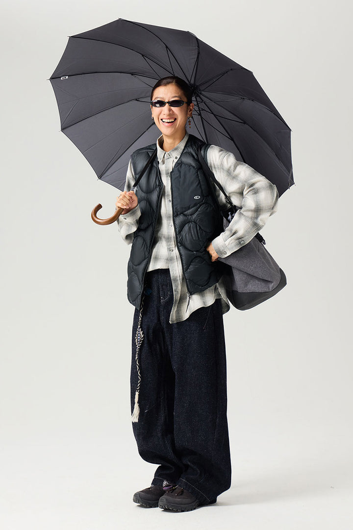 キルティングダウンベスト25BLMJ005