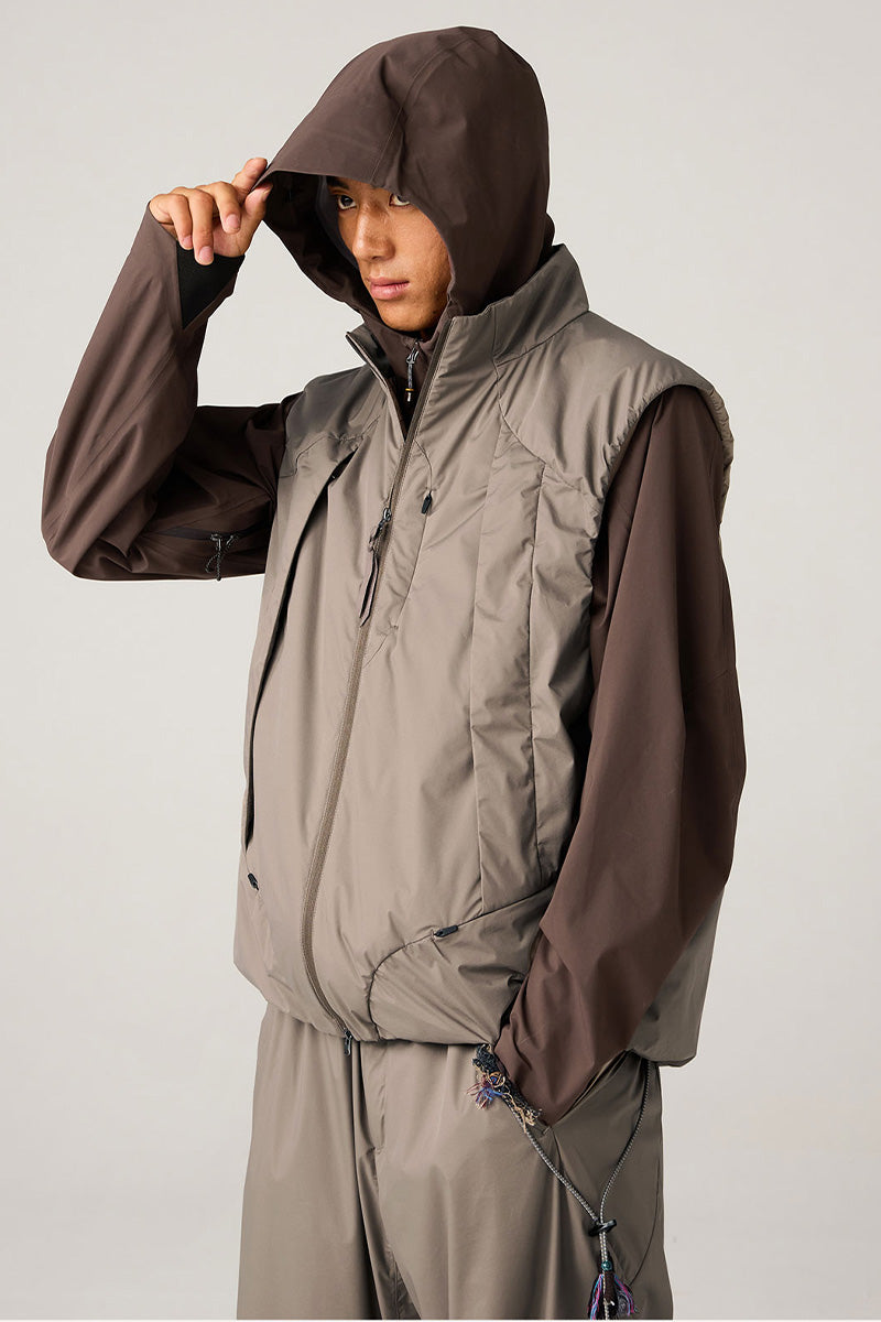 マッチポッケ付き中綿ベスト25BLMJ004