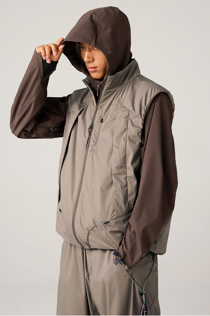 マッチポッケ付き中綿ベスト25BLMJ004