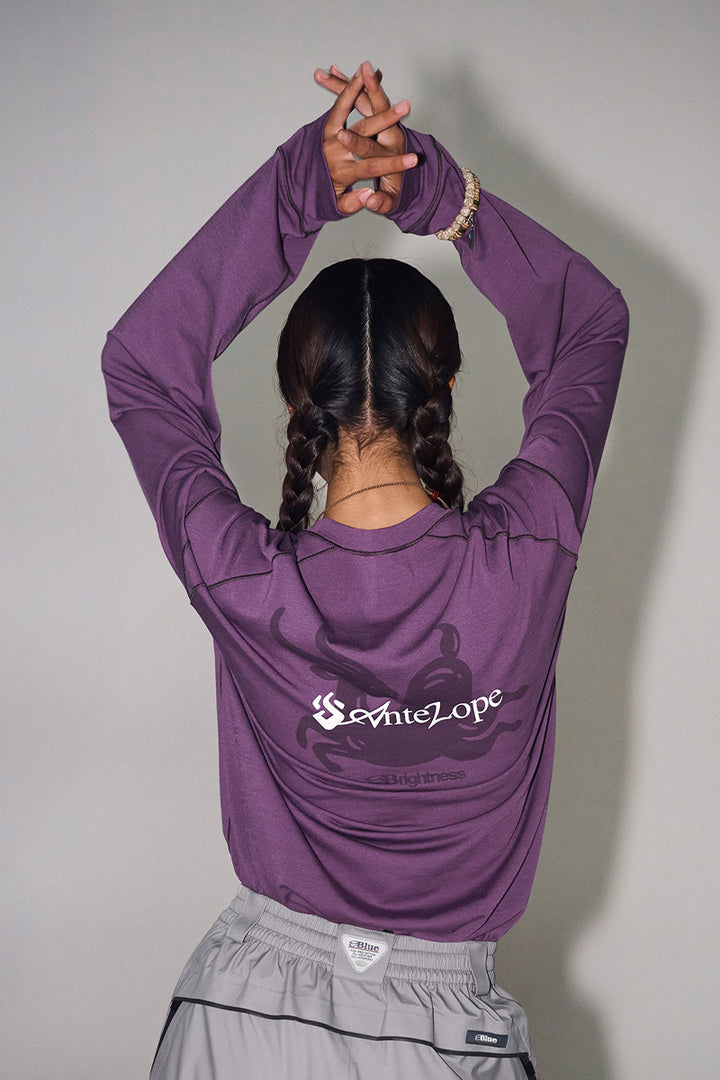 バックプリント動物柄Tシャツ25BLCT019