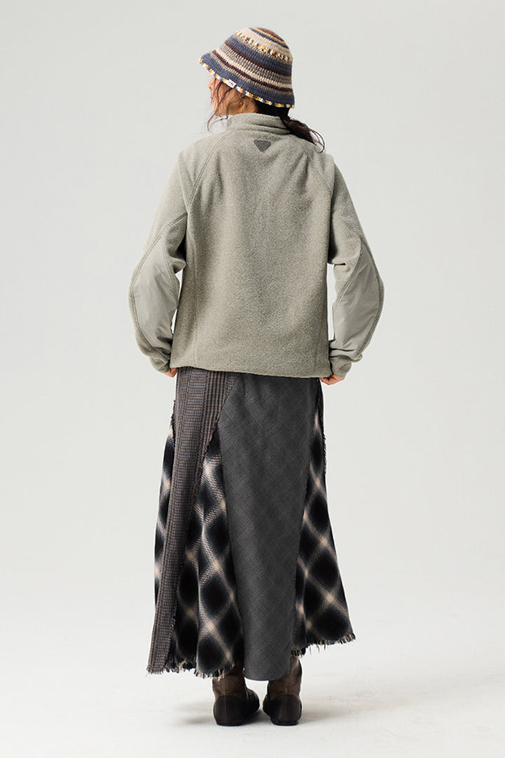 ハーフボタンフリースTシャツ25BLWY019