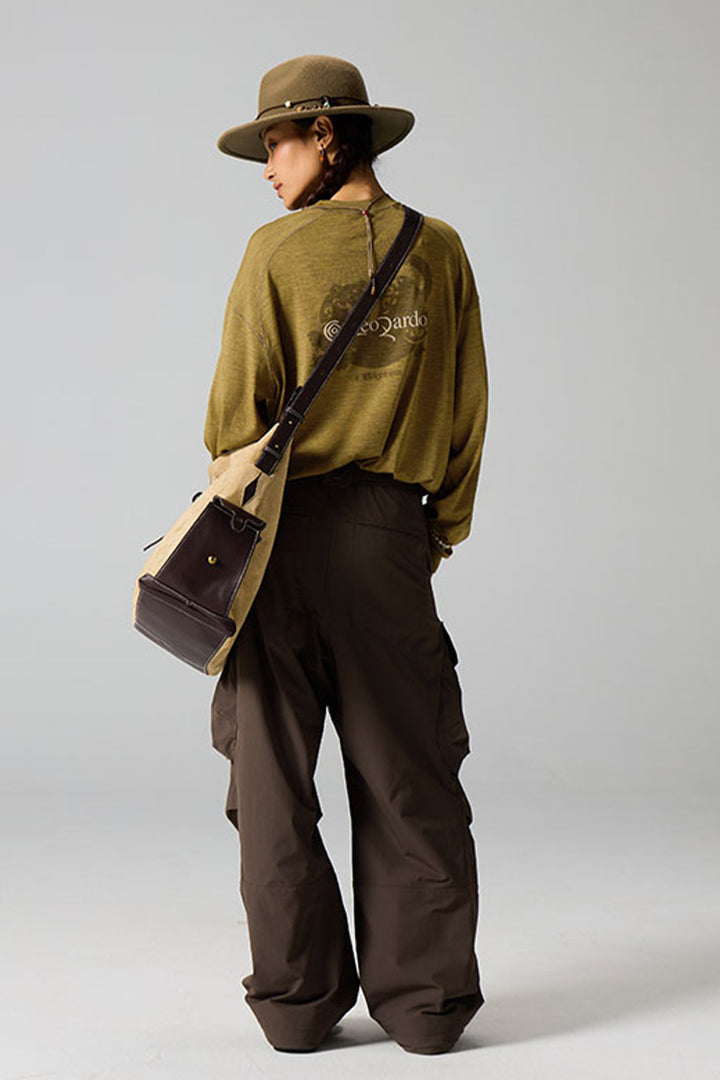 バックプリント動物柄Tシャツ25BLCT019