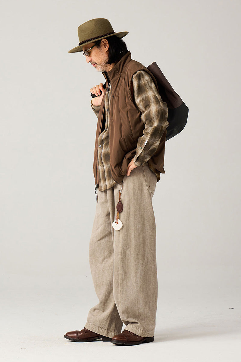 マッチポッケ付き中綿ベスト25BLMJ004