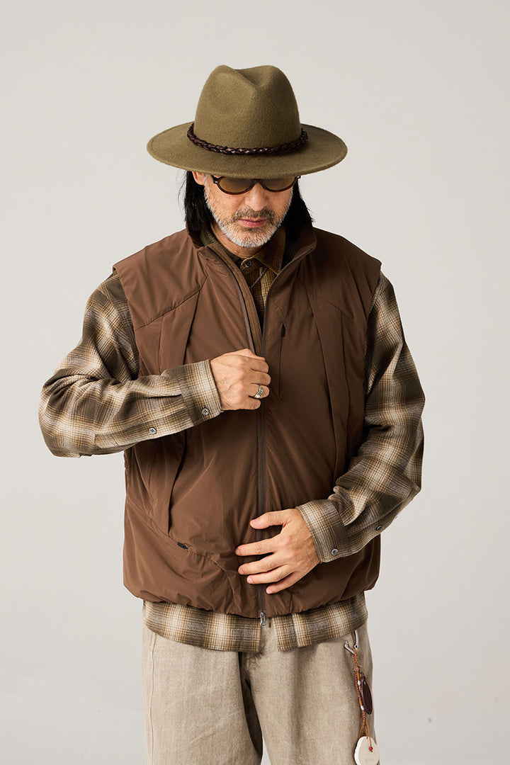 マッチポッケ付き中綿ベスト25BLMJ004