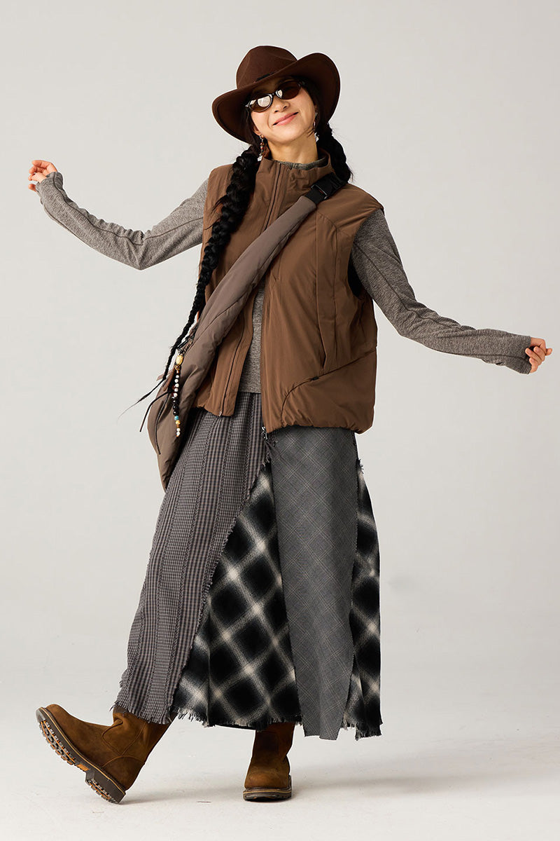 マッチポッケ付き中綿ベスト25BLMJ004