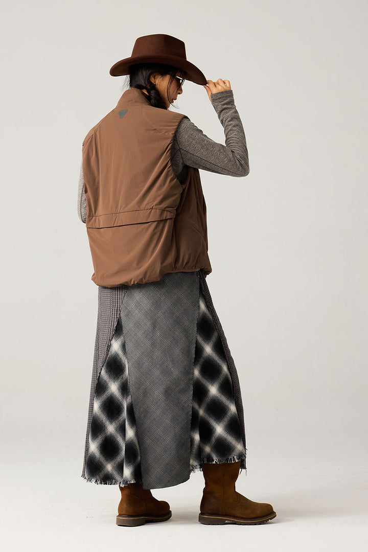 マッチポッケ付き中綿ベスト25BLMJ004