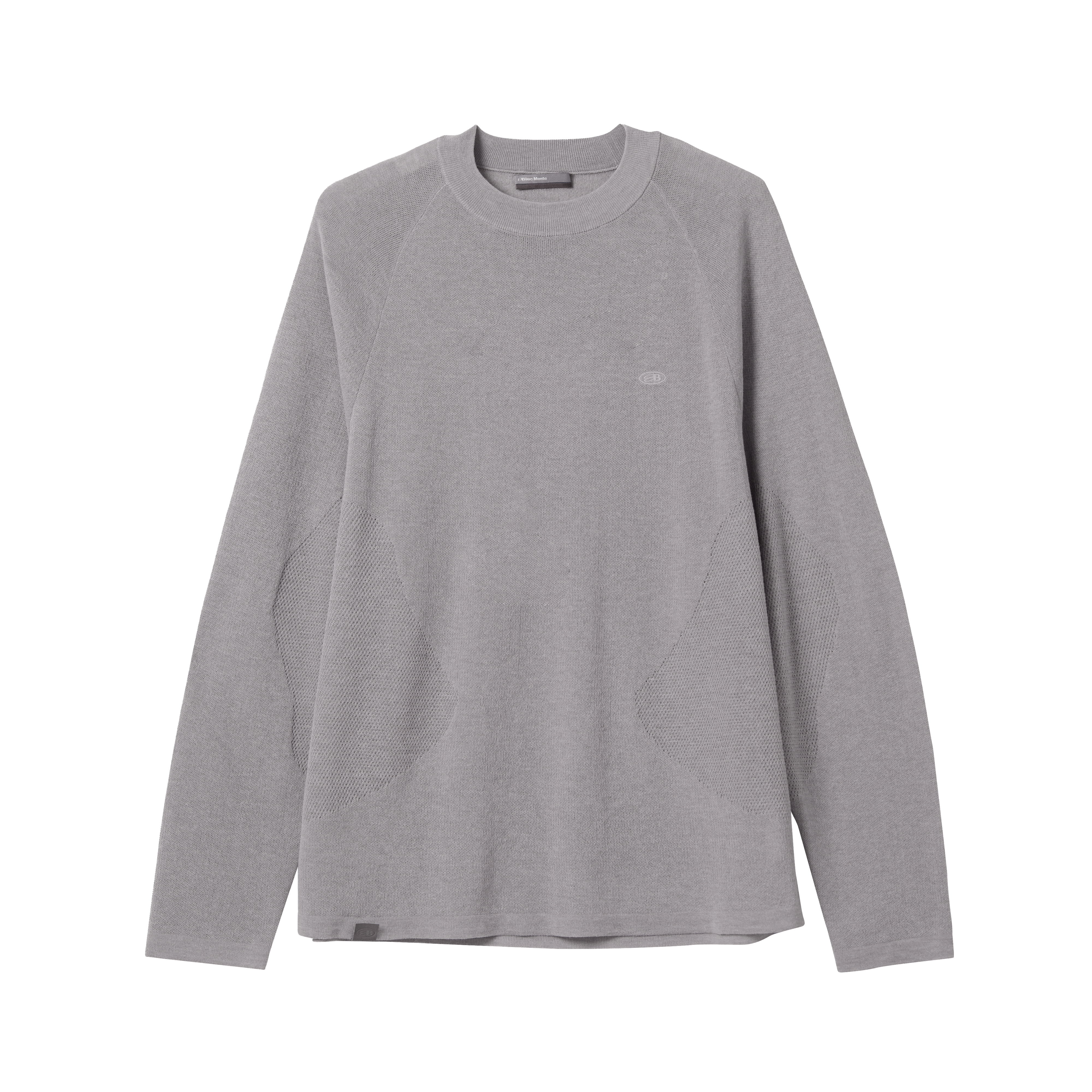 ルーズ細番手丸首長袖TシャツNLBLCTX013