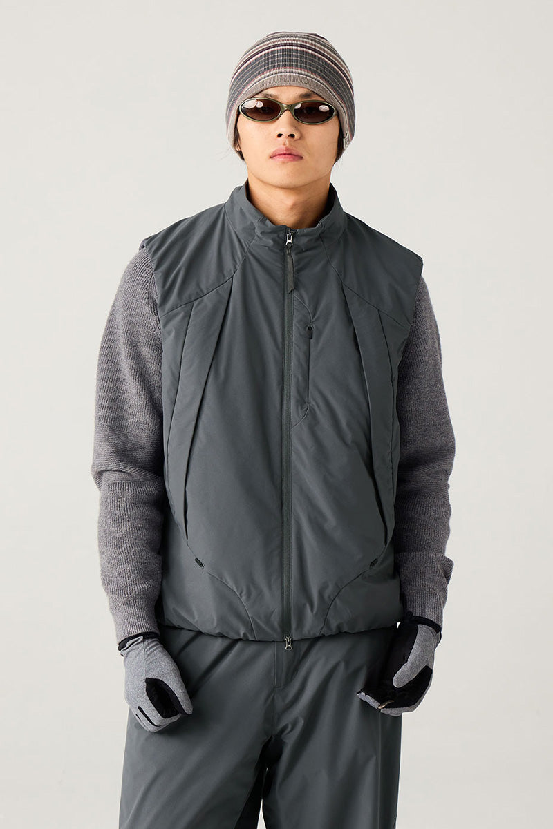 マッチポッケ付き中綿ベスト25BLMJ004