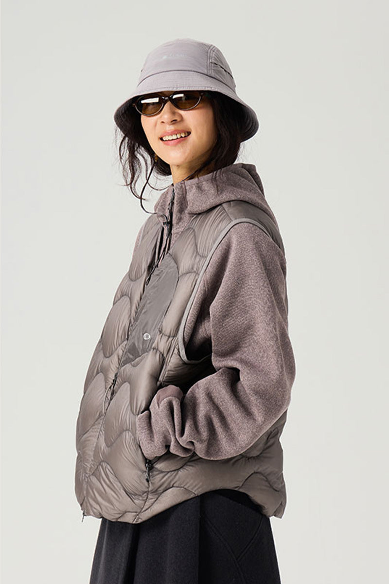 キルティングダウンベスト25BLMJ005