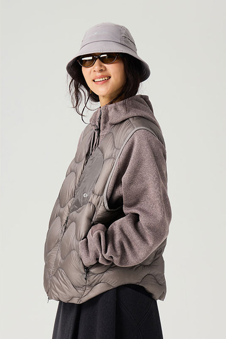 キルティングダウンベスト25BLMJ005