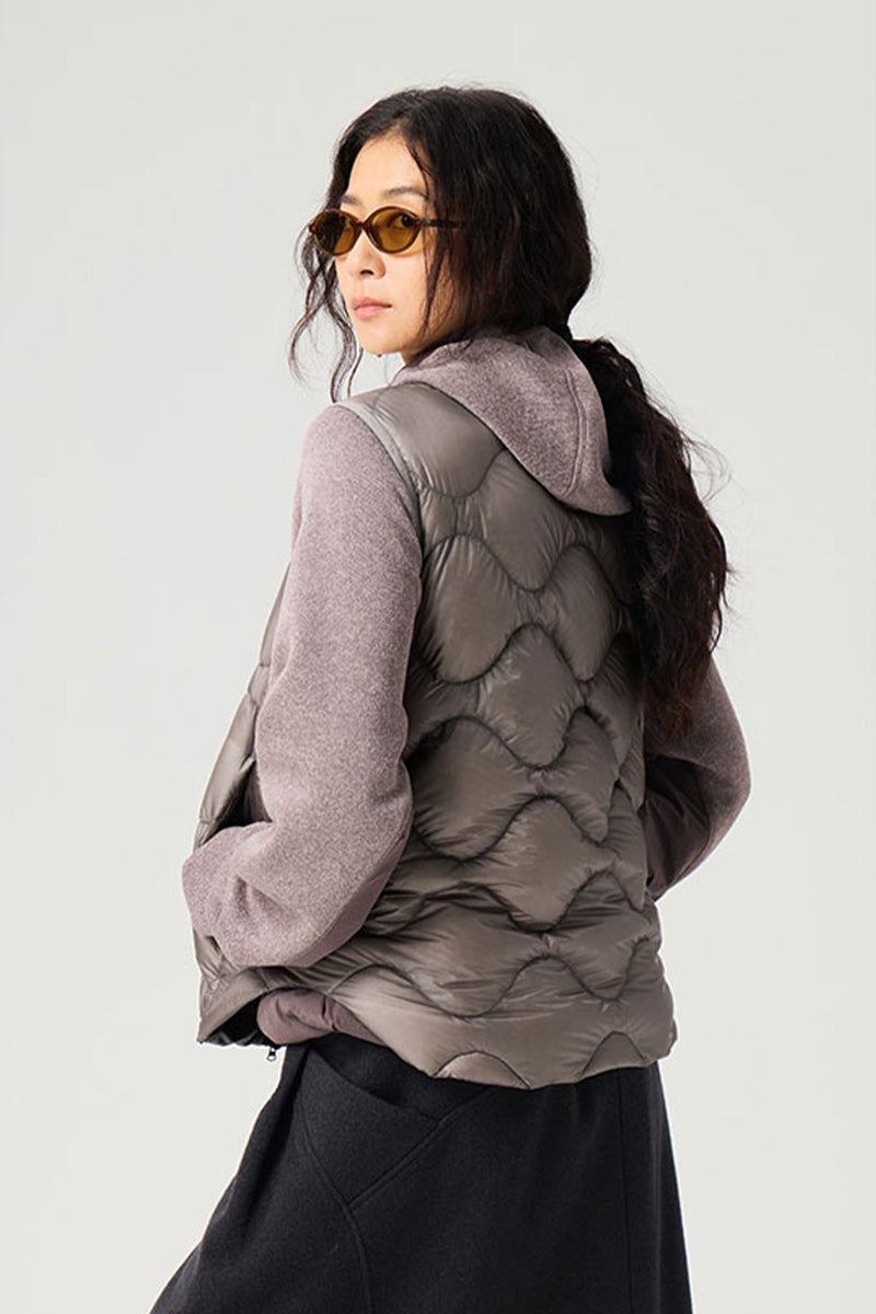 キルティングダウンベスト25BLMJ005