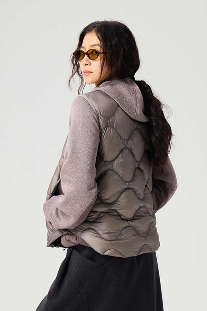 キルティングダウンベスト25BLMJ005