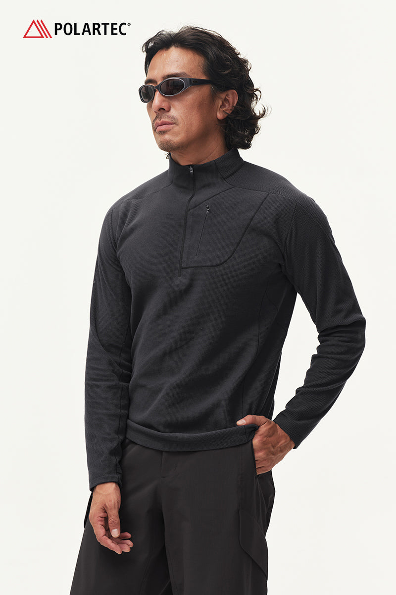 POLARTEC ハーフジップスウェット NLBLAWY010