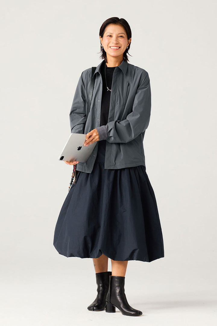 マルチポケット付きシャツジャケット25BLCU005