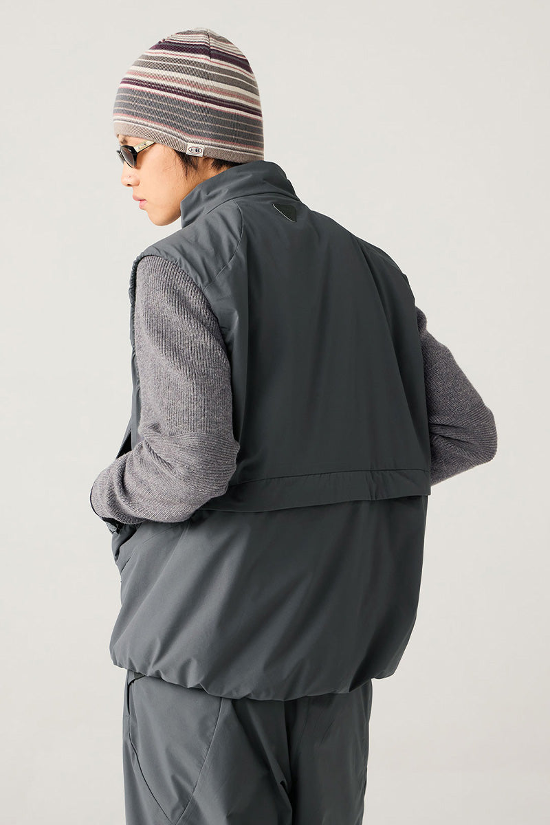 マッチポッケ付き中綿ベスト25BLMJ004