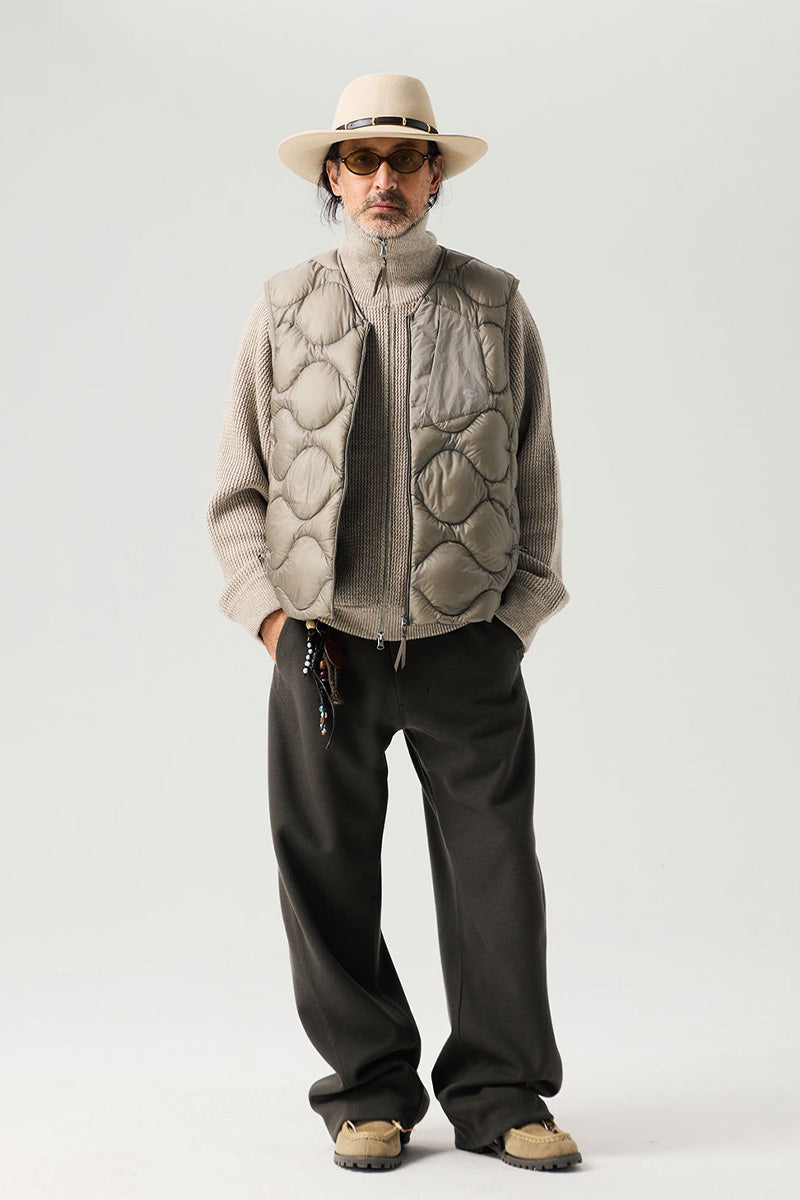 キルティングダウンベスト25BLMJ005