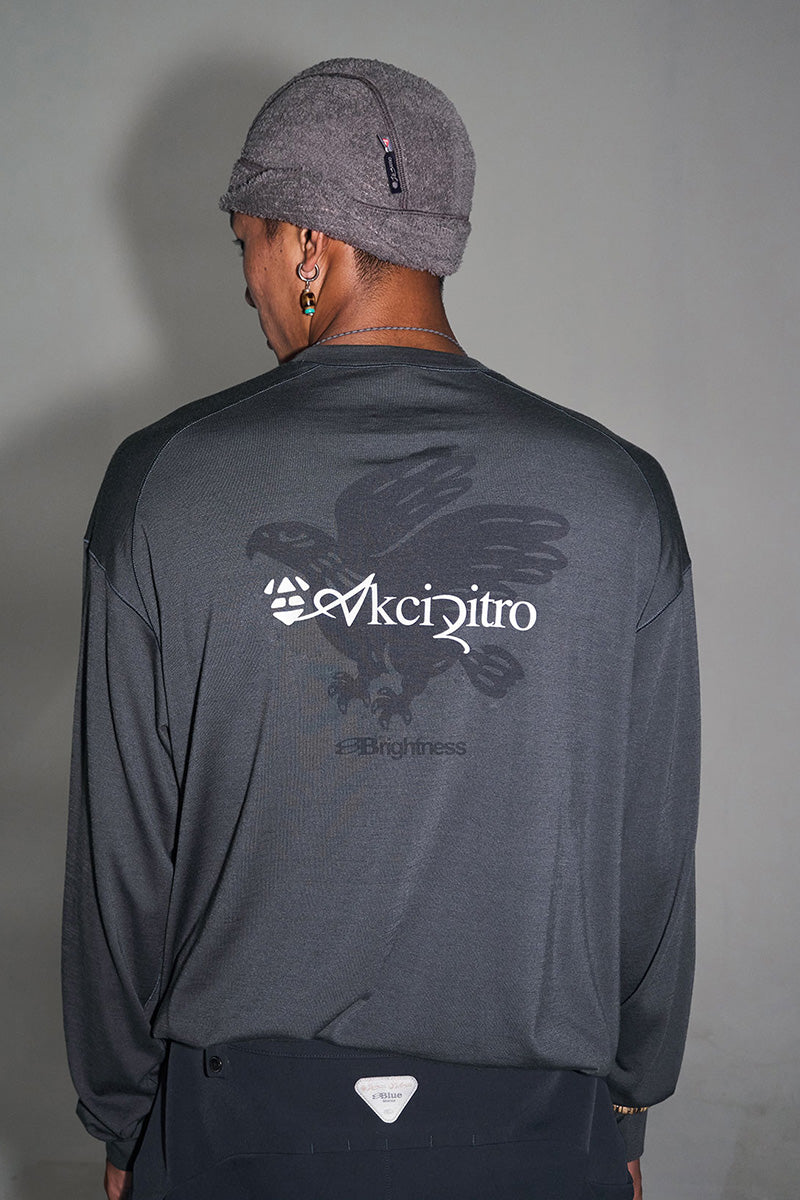 バックプリント動物柄Tシャツ25BLCT019