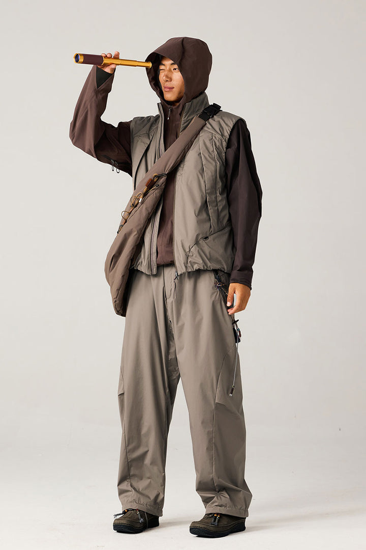 マッチポッケ付き中綿ベスト25BLMJ004