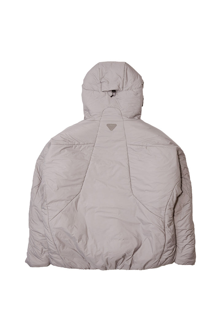 撥水加工付きフーデッド中綿ジャケット25BLMY003