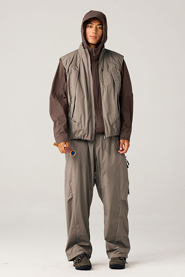 マッチポッケ付き中綿ベスト25BLMJ004