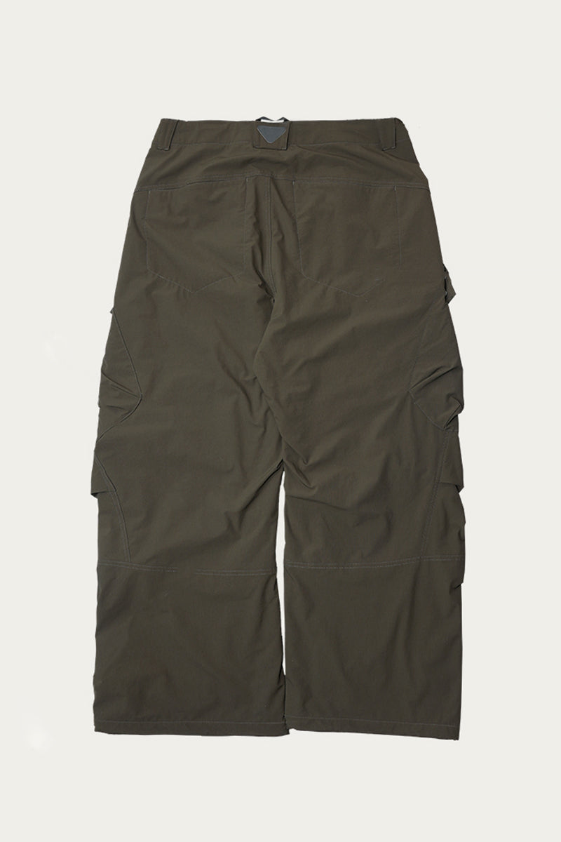 内裏フリースワークパンツメンズ25BLCK031