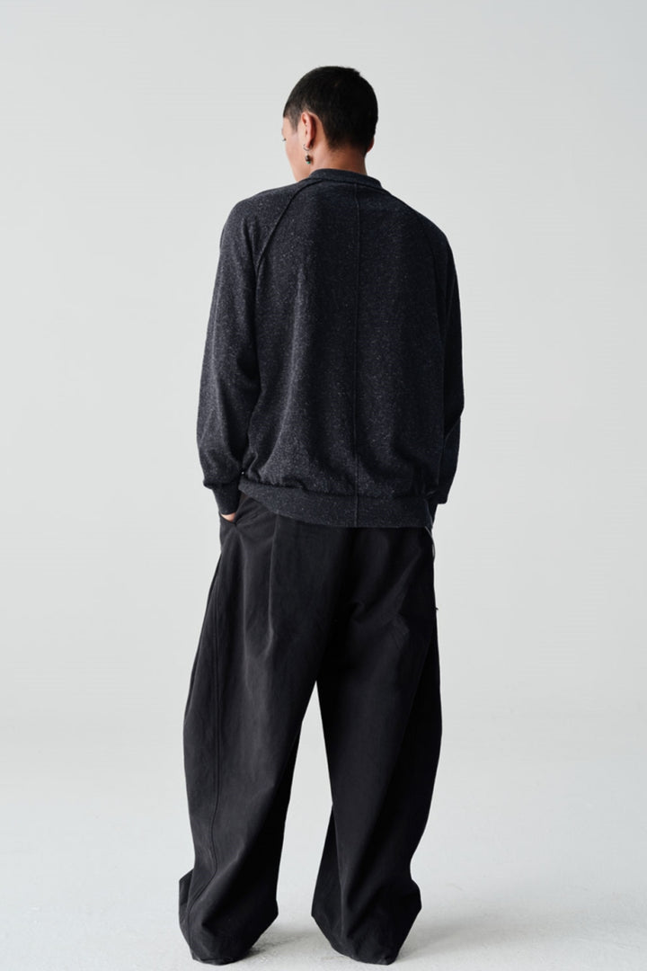 ハーフジップポロシャツニットセーターNLBLAZS002