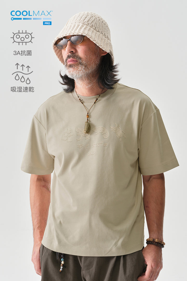 COOLMAXPROプリント柄半袖TシャツNLBLDTX035