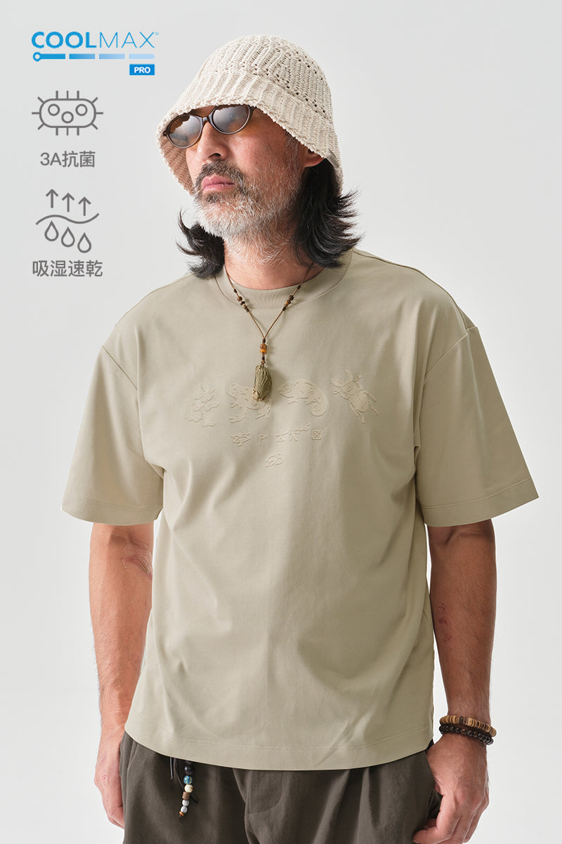 COOLMAXPROプリント柄半袖TシャツNLBLDTX035