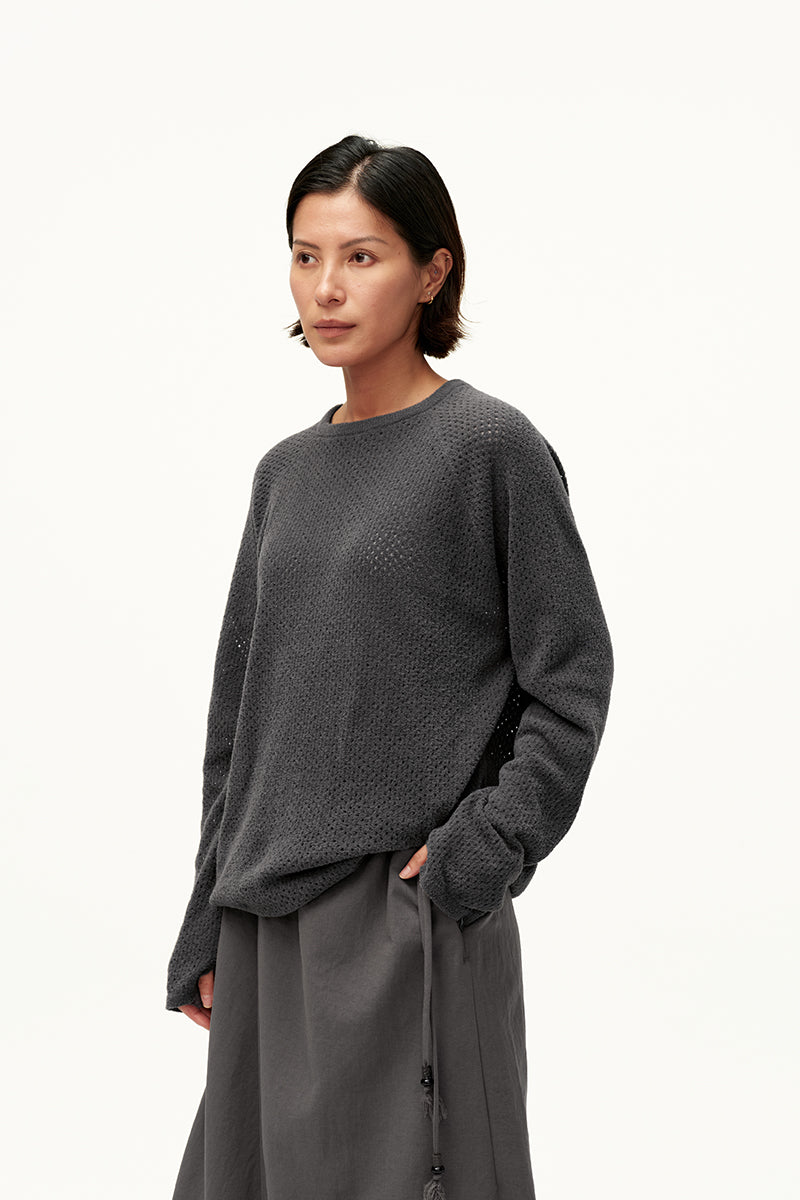 長袖ニットスウェット NLBLMZS005