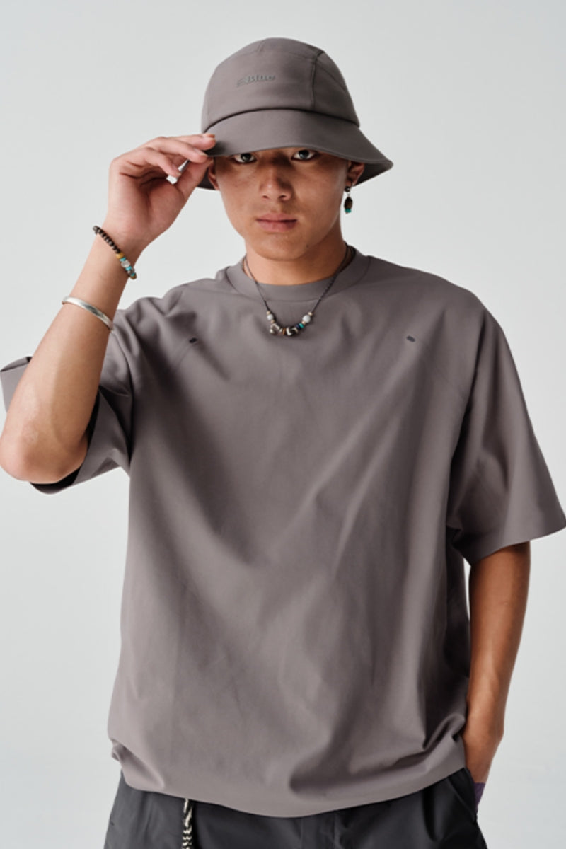 一枚裁ちシームレスUVカット速乾半袖TシャツNLBLDTX001