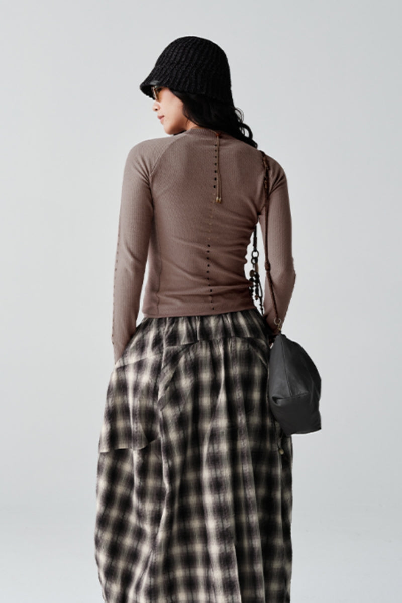 オープンワーク編みロングスリーブウィメンズNLBLAZS003