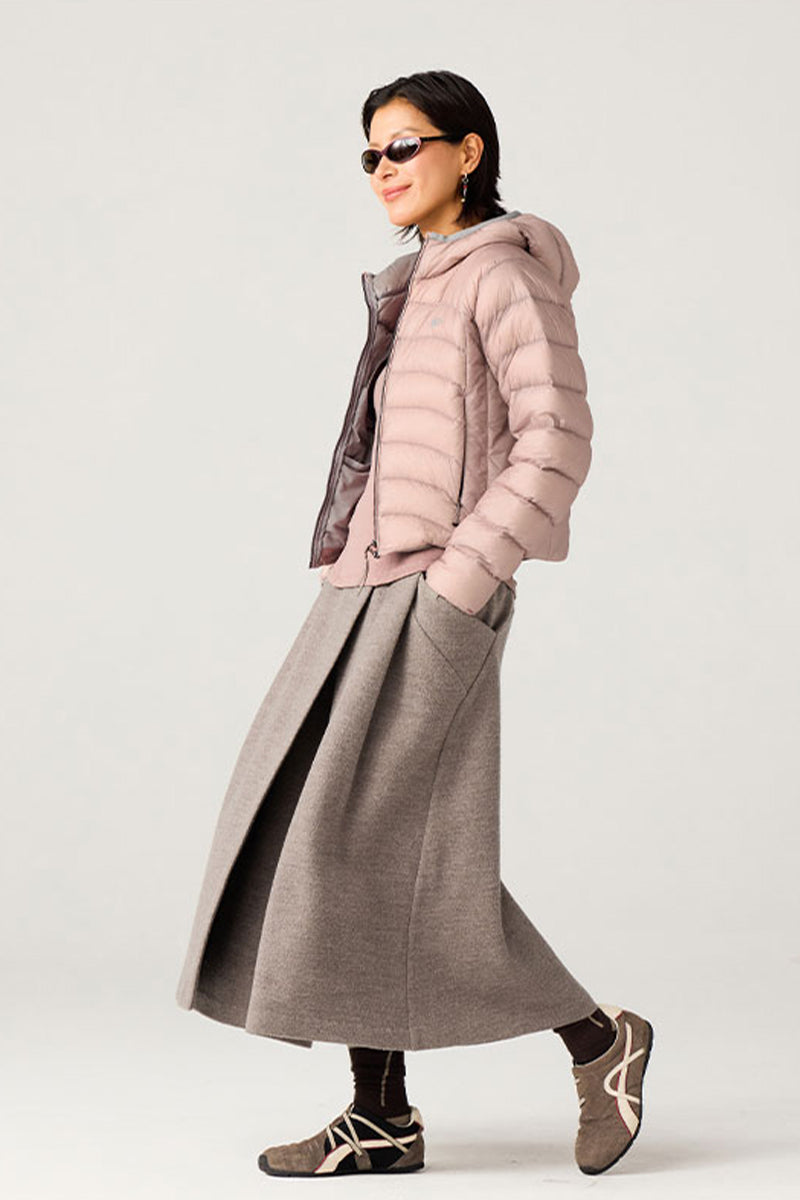 フード付き軽量ダウンジャケットウイメンズ25BLYR006