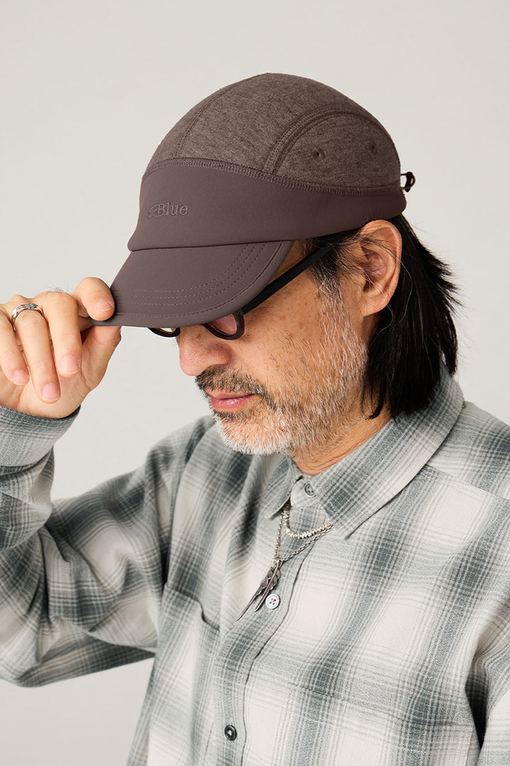 ウールパッチワークキャップ25BLML014