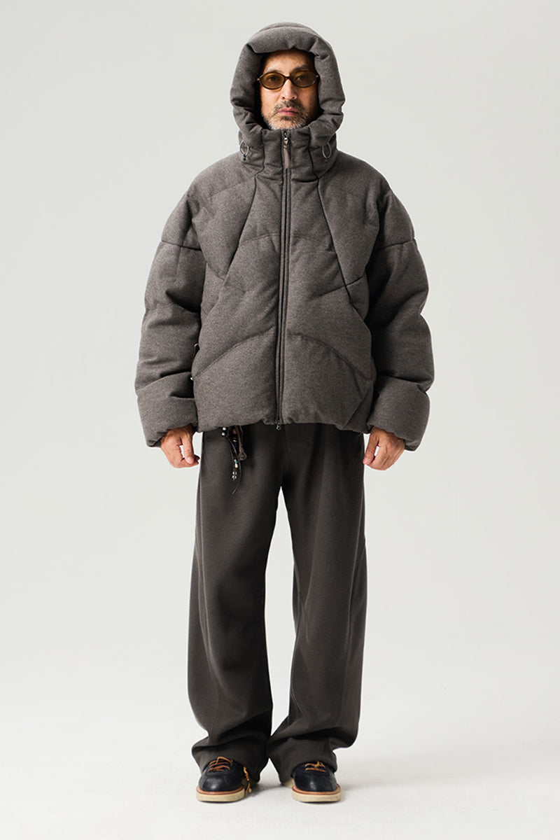 ウールキルティングダウンジャケット25BLYR012