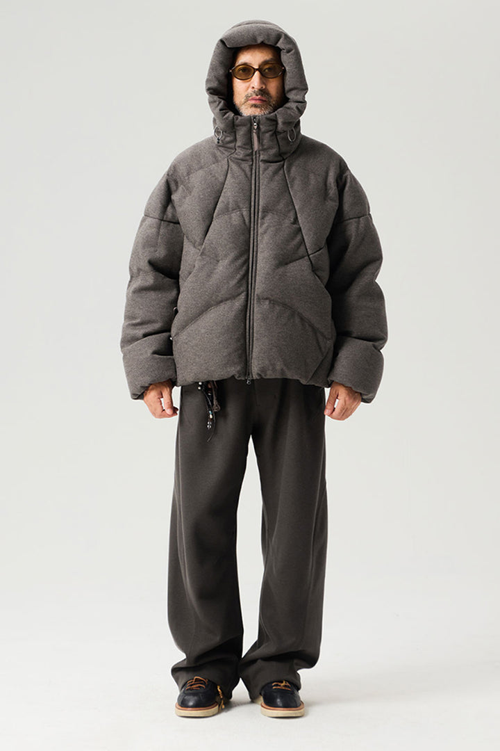 ウールキルティングダウンジャケット25BLYR012