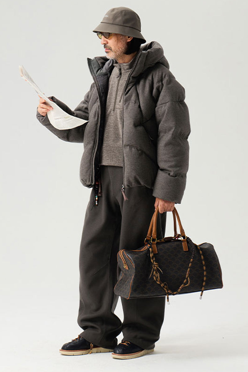 ウールキルティングダウンジャケット25BLYR012