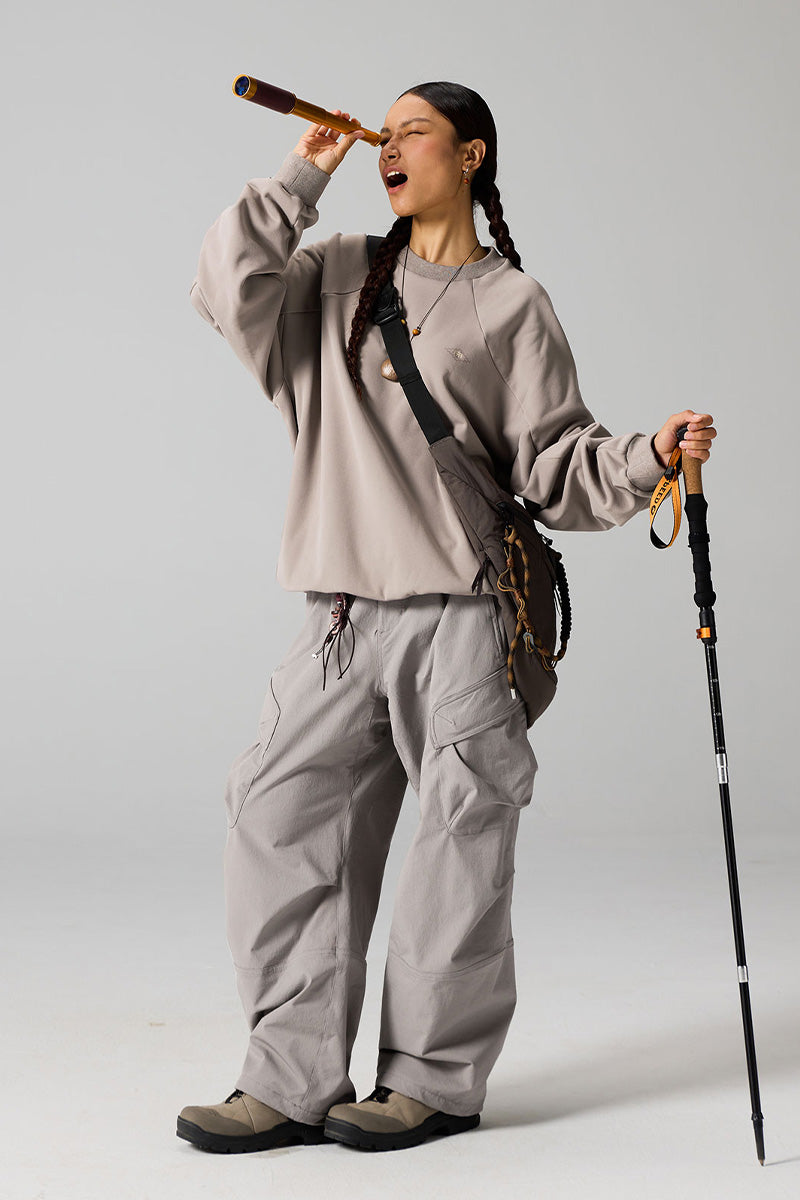 バックプリント動物柄フリースTシャツ25BLWY023