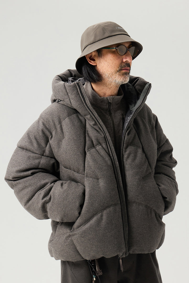 ウールキルティングダウンジャケット25BLYR012