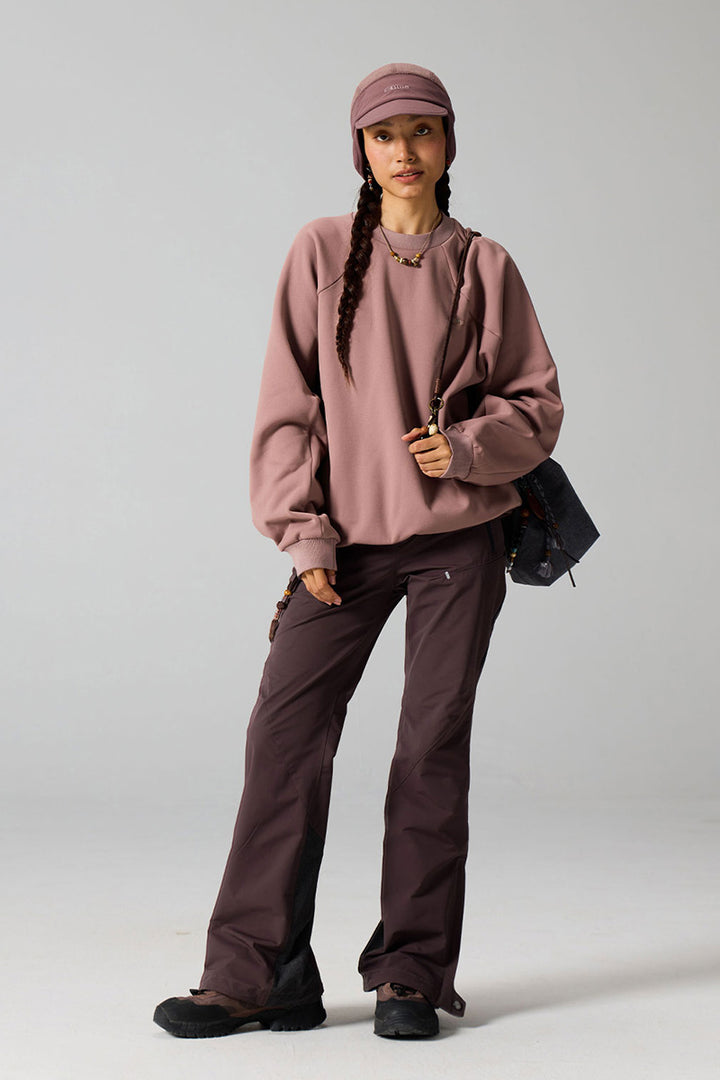 バックプリント動物柄フリースTシャツ25BLWY023