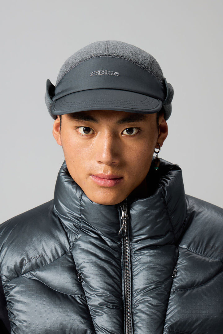 POLARTEC耳当て付きフリースベースボールキャップ25BLML017