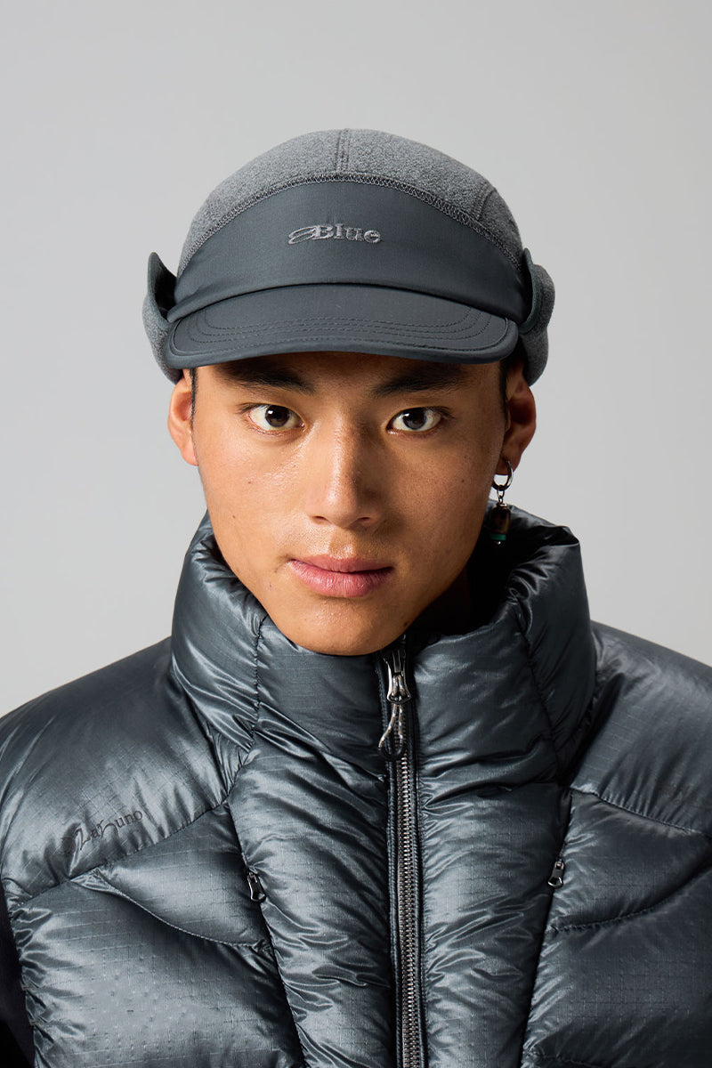 POLARTEC耳当て付きフリースベースボールキャップ25BLML017