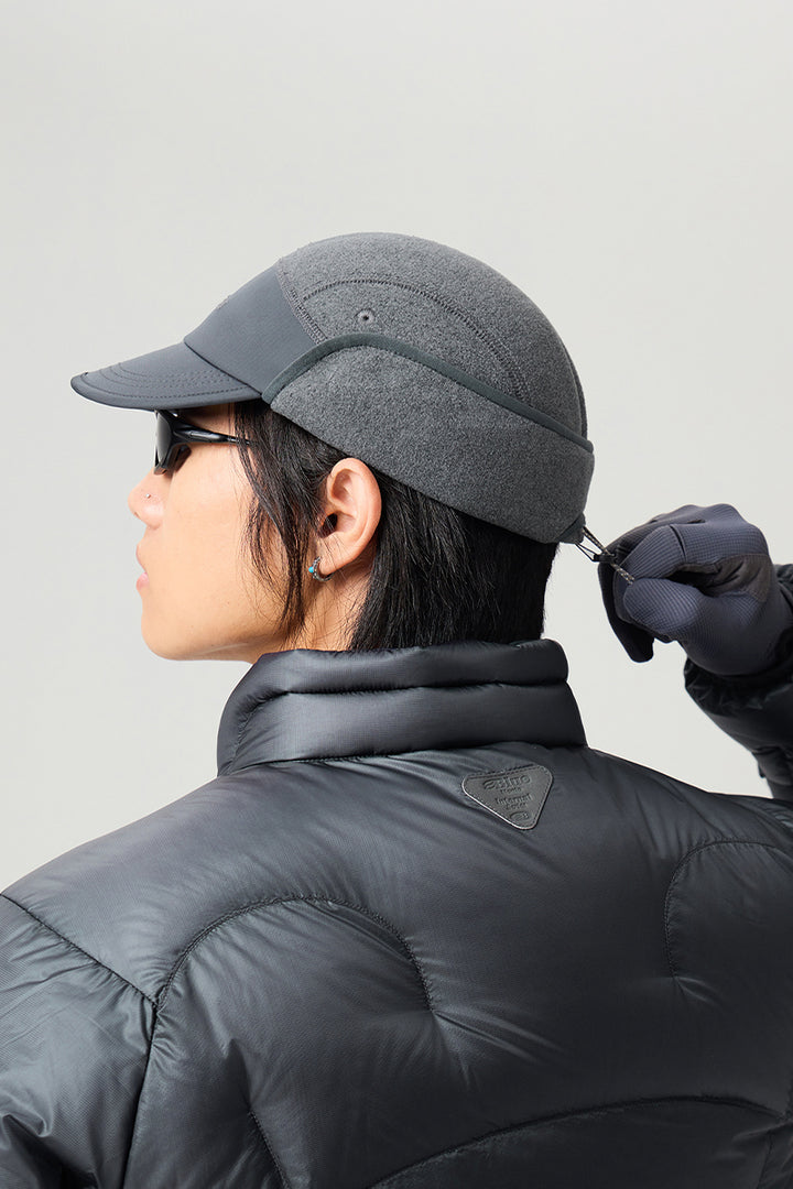 POLARTEC耳当て付きフリースベースボールキャップ25BLML017