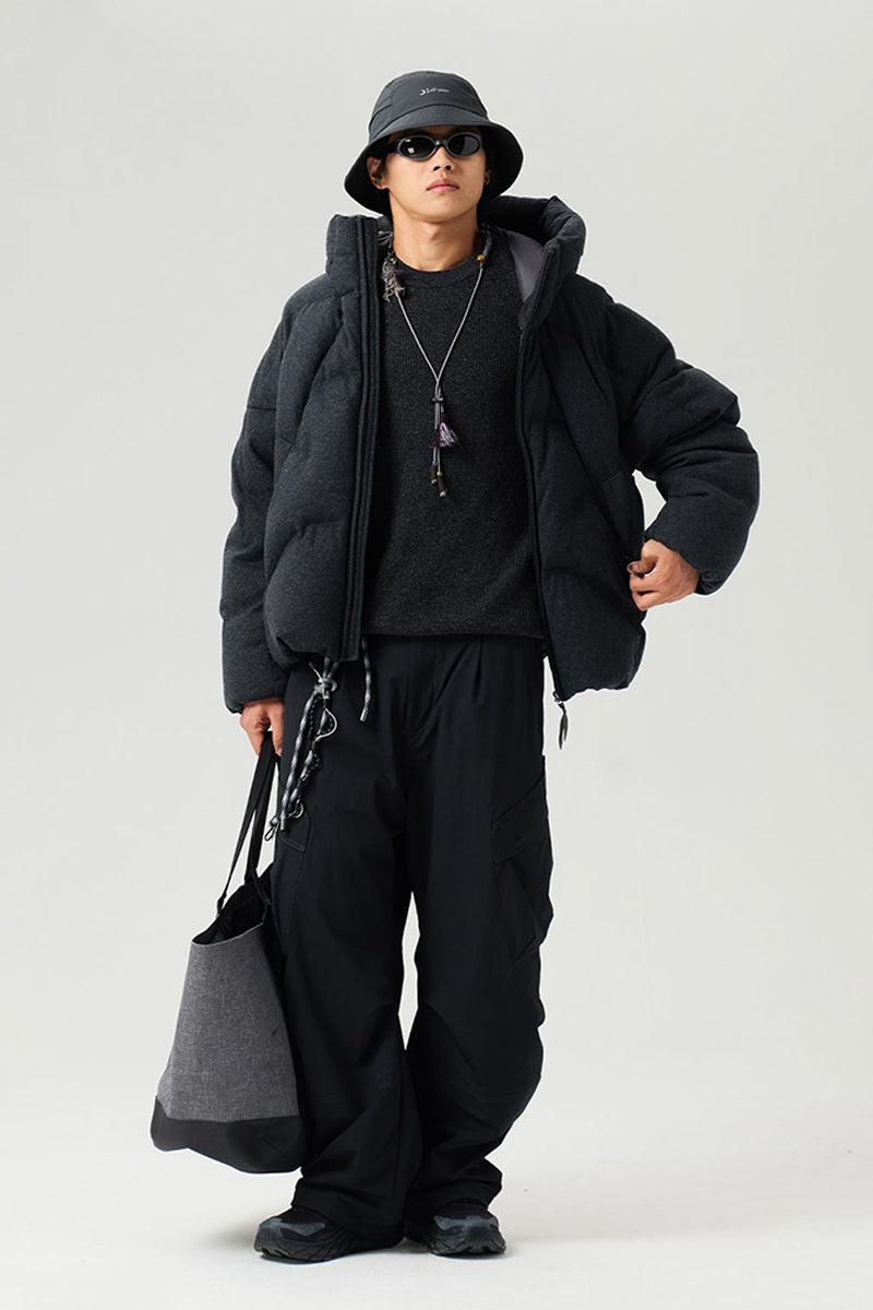 ウールキルティングダウンジャケット25BLYR012