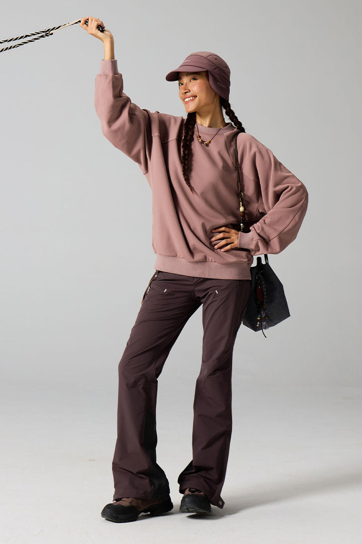 バックプリント動物柄フリースTシャツ25BLWY023