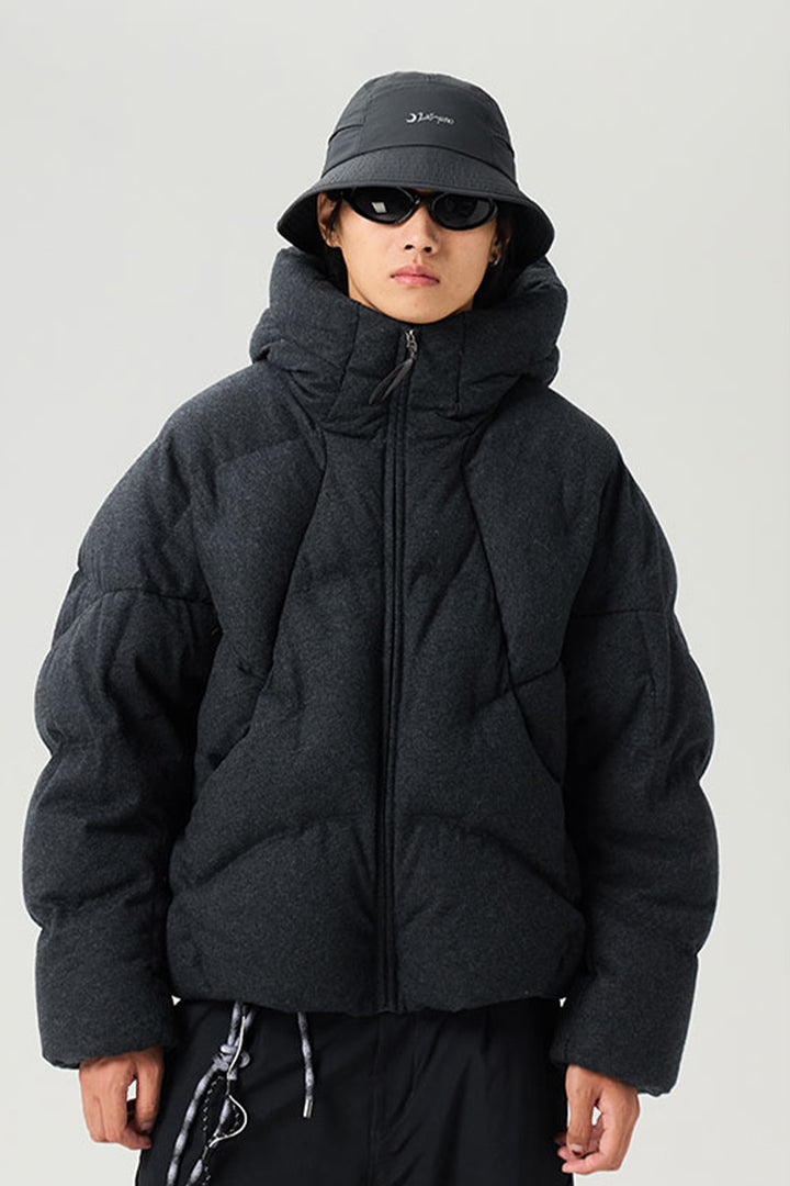 ウールキルティングダウンジャケット25BLYR012